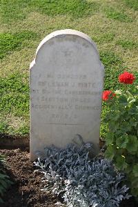 Ismailia War Memorial Cemetery - White, John